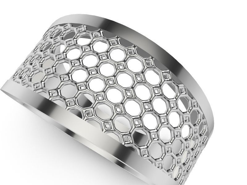 15 CONTEMPORARY JALI RINGS STL VERIFIED 3D print model_48