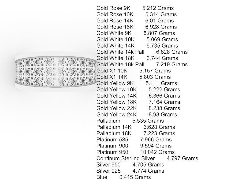 15 CONTEMPORARY JALI RINGS STL VERIFIED 3D print model_63