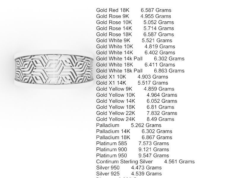 15 CONTEMPORARY JALI RINGS STL VERIFIED 3D print model_66