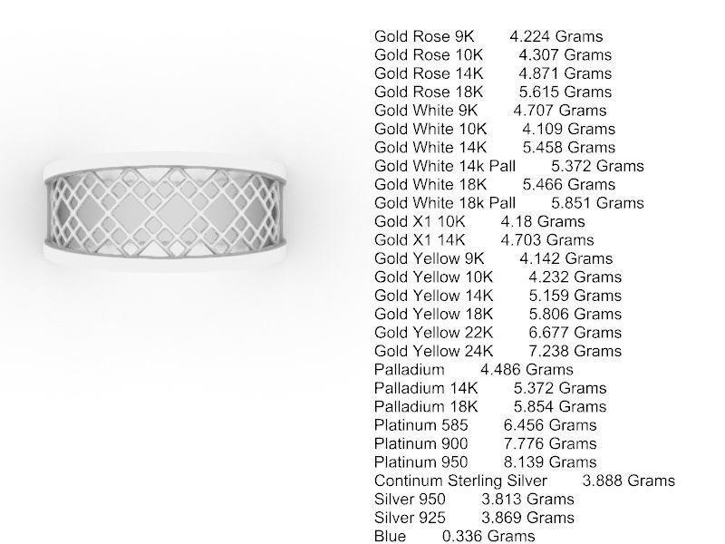 15 CONTEMPORARY JALI RINGS STL VERIFIED 3D print model_54