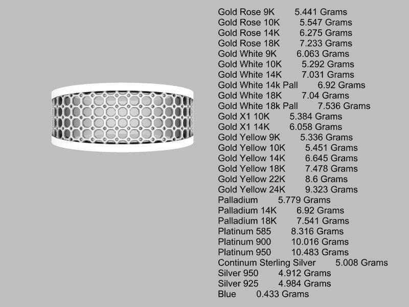 15 CONTEMPORARY JALI RINGS STL VERIFIED 3D print model_51