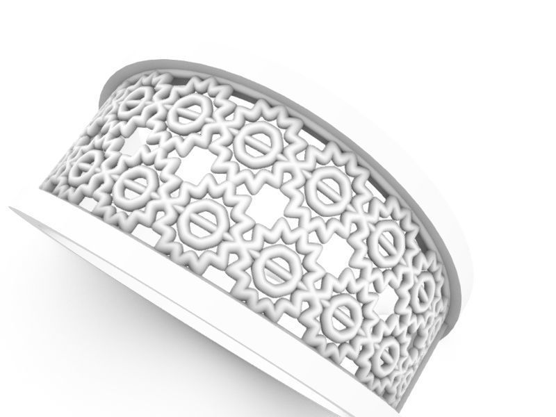 15 CONTEMPORARY JALI RINGS STL VERIFIED 3D print model_33