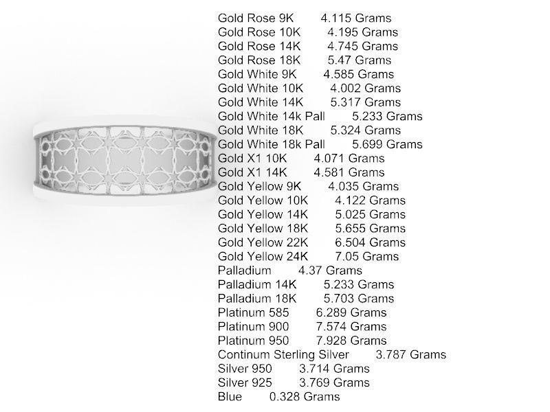 15 CONTEMPORARY JALI RINGS STL VERIFIED 3D print model_60