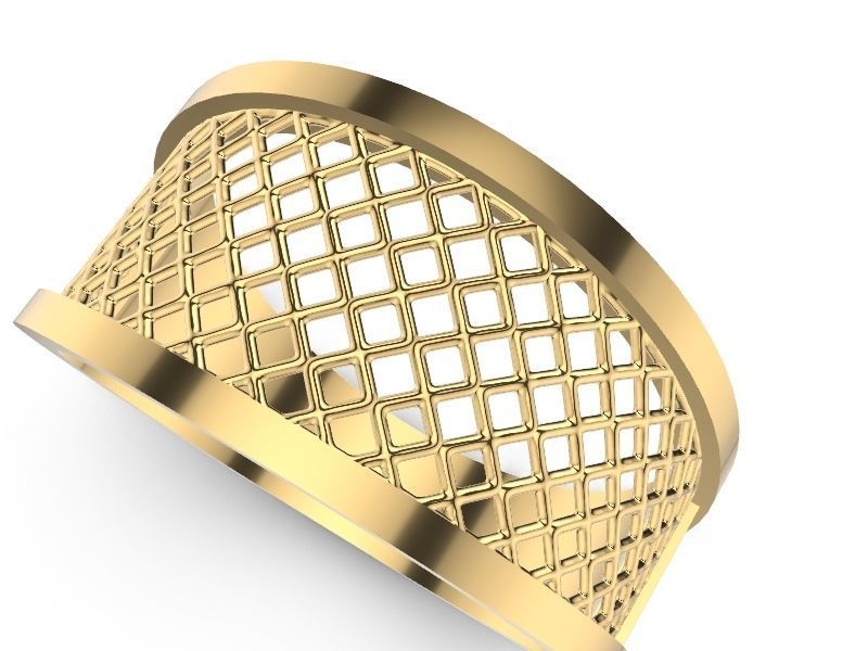 15 CONTEMPORARY JALI RINGS STL VERIFIED 3D print model_19