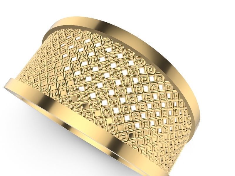 15 CONTEMPORARY JALI RINGS STL VERIFIED 3D print model_41