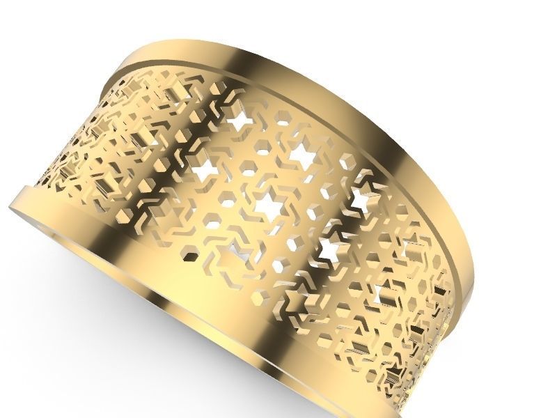 15 CONTEMPORARY JALI RINGS STL VERIFIED 3D print model_11