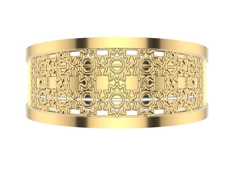 15 CONTEMPORARY JALI RINGS STL VERIFIED 3D print model_35