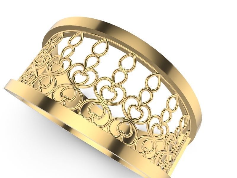 15 CONTEMPORARY JALI RINGS STL VERIFIED 3D print model_30