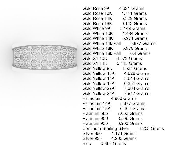 15 CONTEMPORARY JALI RINGS STL VERIFIED 3D print model_55