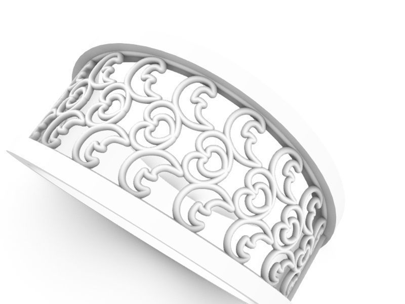 15 CONTEMPORARY JALI RINGS STL VERIFIED 3D print model_31