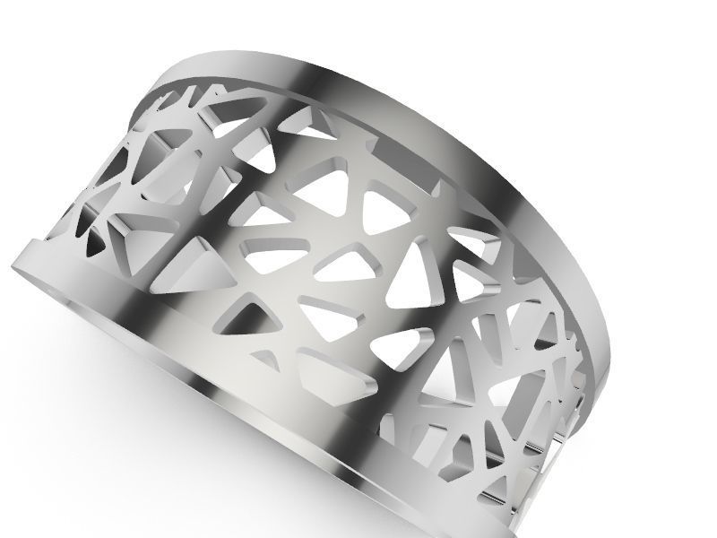 15 CONTEMPORARY JALI RINGS STL VERIFIED 3D print model_9