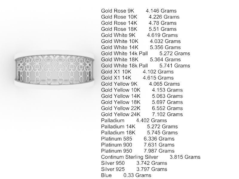 15 CONTEMPORARY JALI RINGS STL VERIFIED 3D print model_58