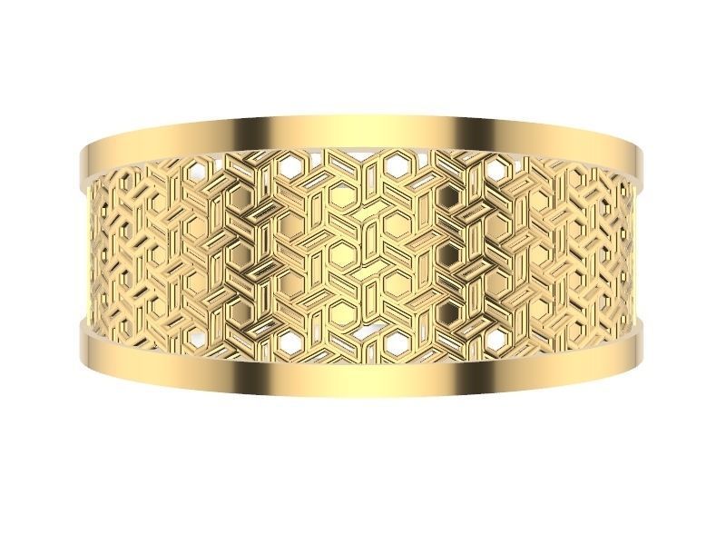 15 CONTEMPORARY JALI RINGS STL VERIFIED 3D print model_1