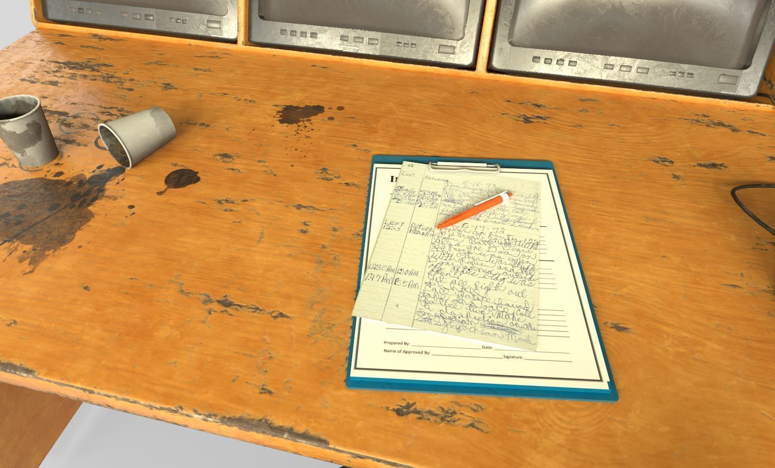 Security Desk 3D model_6