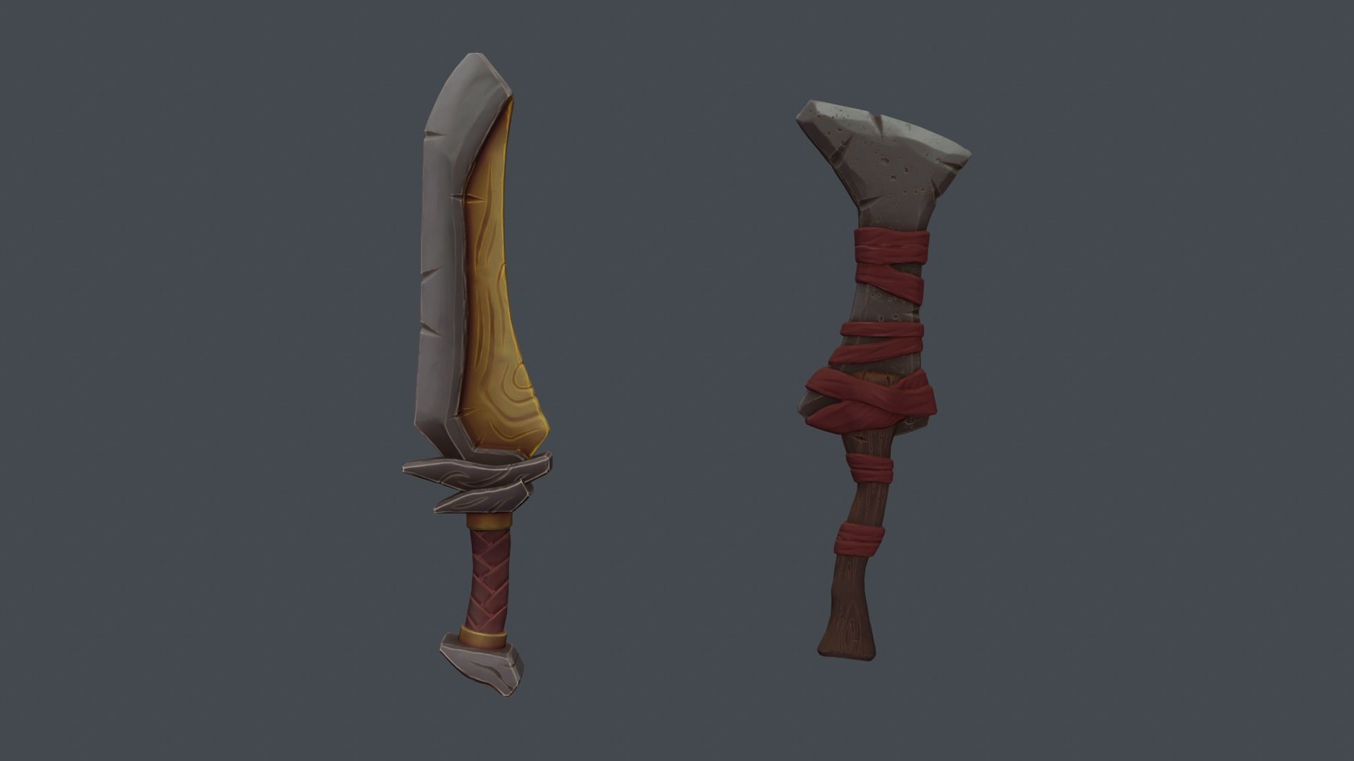 Zombie soldier stylized pack for games Low-poly 3D model_12