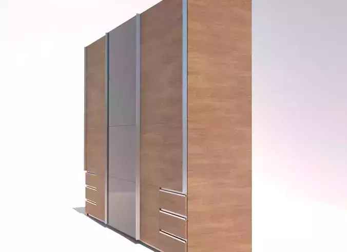 Modern Wardrobe 3D model