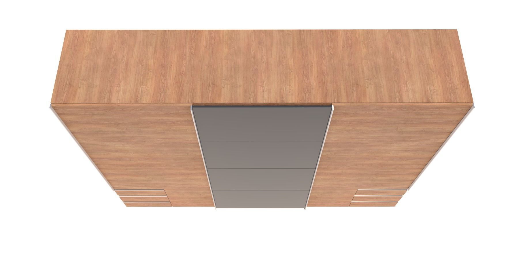 Modern Wardrobe 3D model 3D model_2