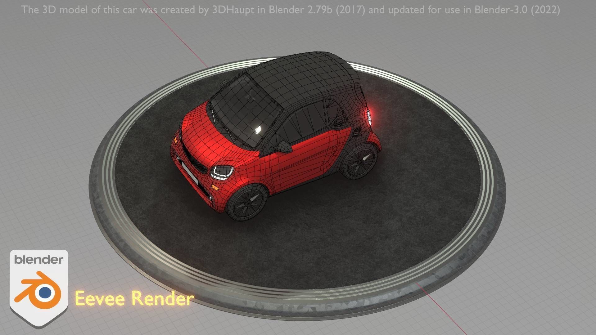 City Cars All Types A B C D E Red 3D Model Collection_116