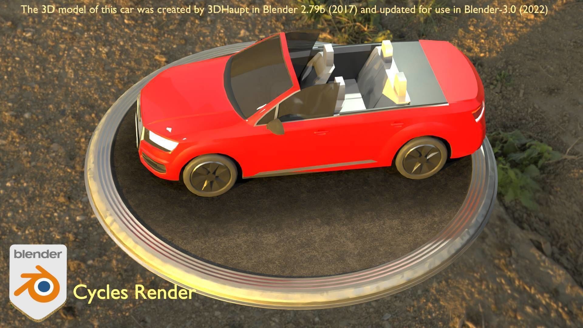 City Cars All Types A B C D E Red 3D Model Collection_83