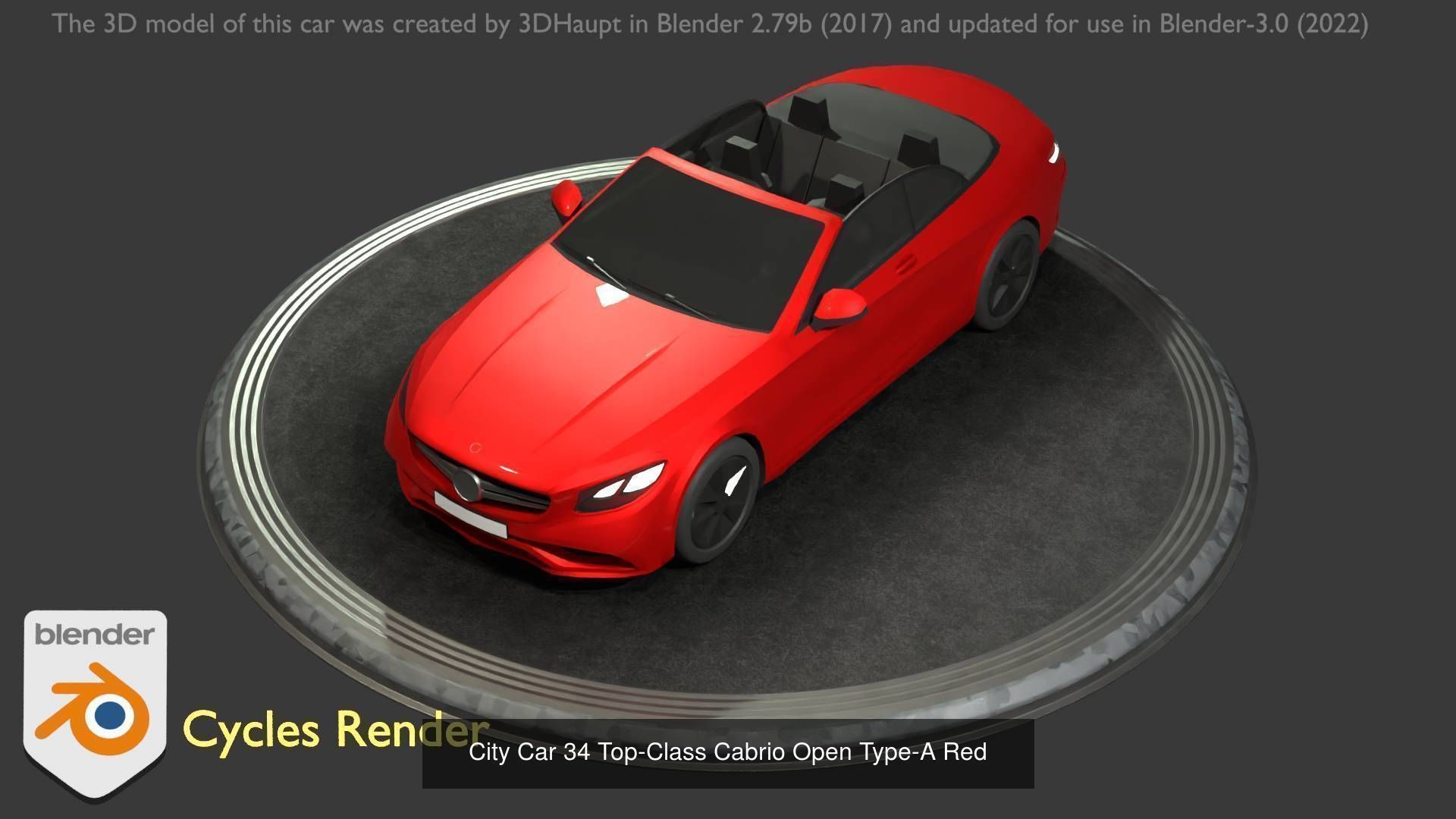 City Cars All Types A B C D E Red 3D Model Collection_4