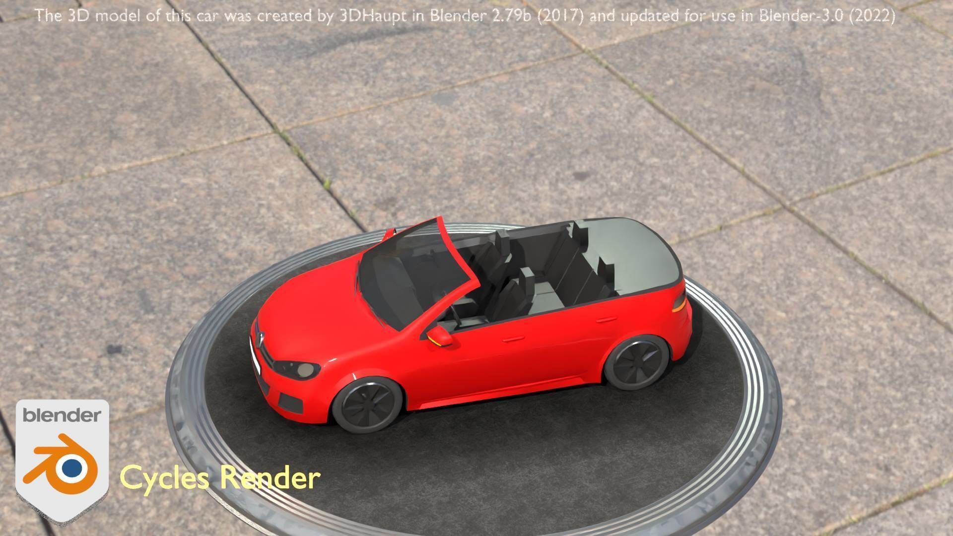 City Cars All Types A B C D E Red 3D Model Collection_27