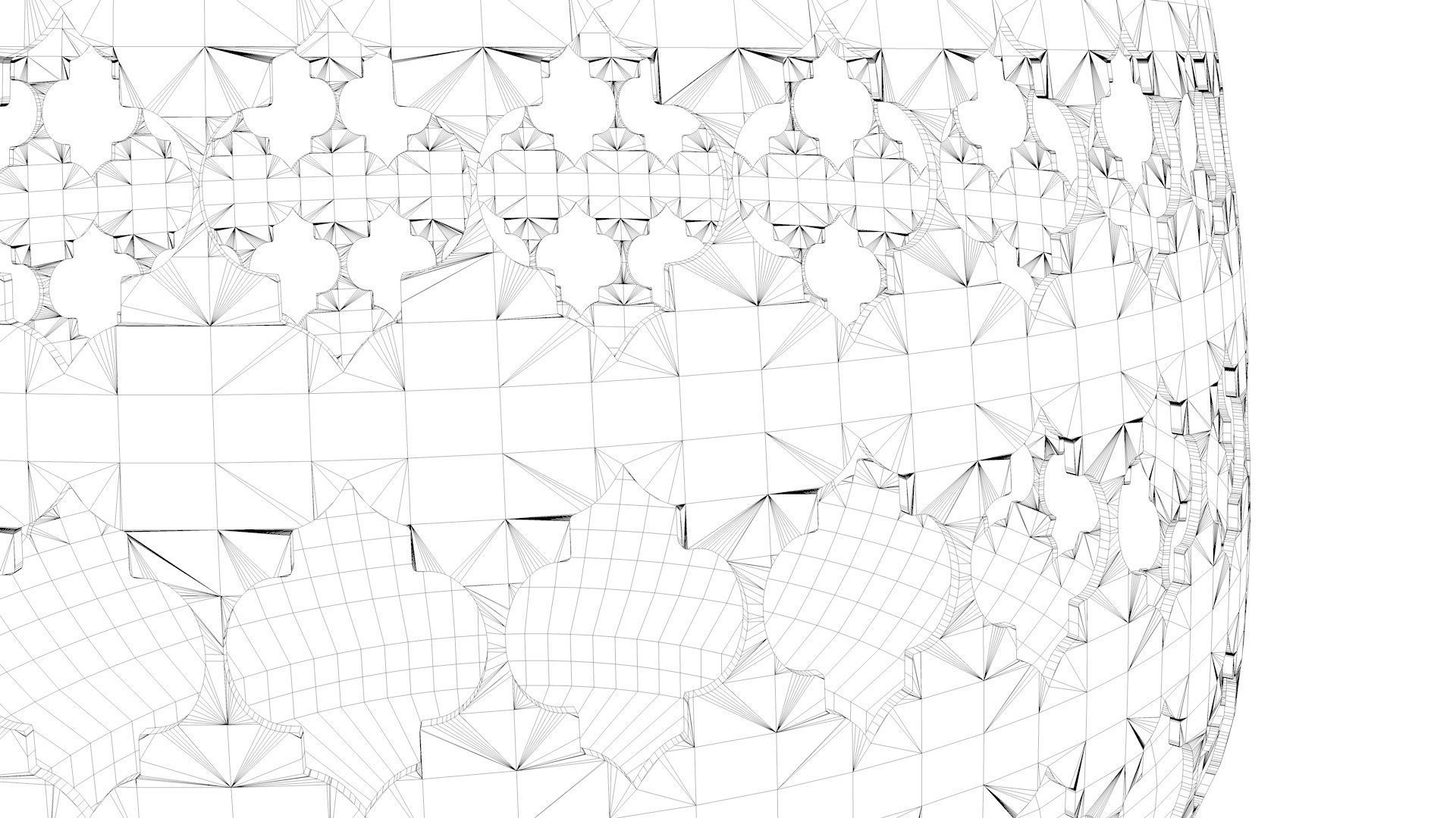 spherical bowl 3D print model_6