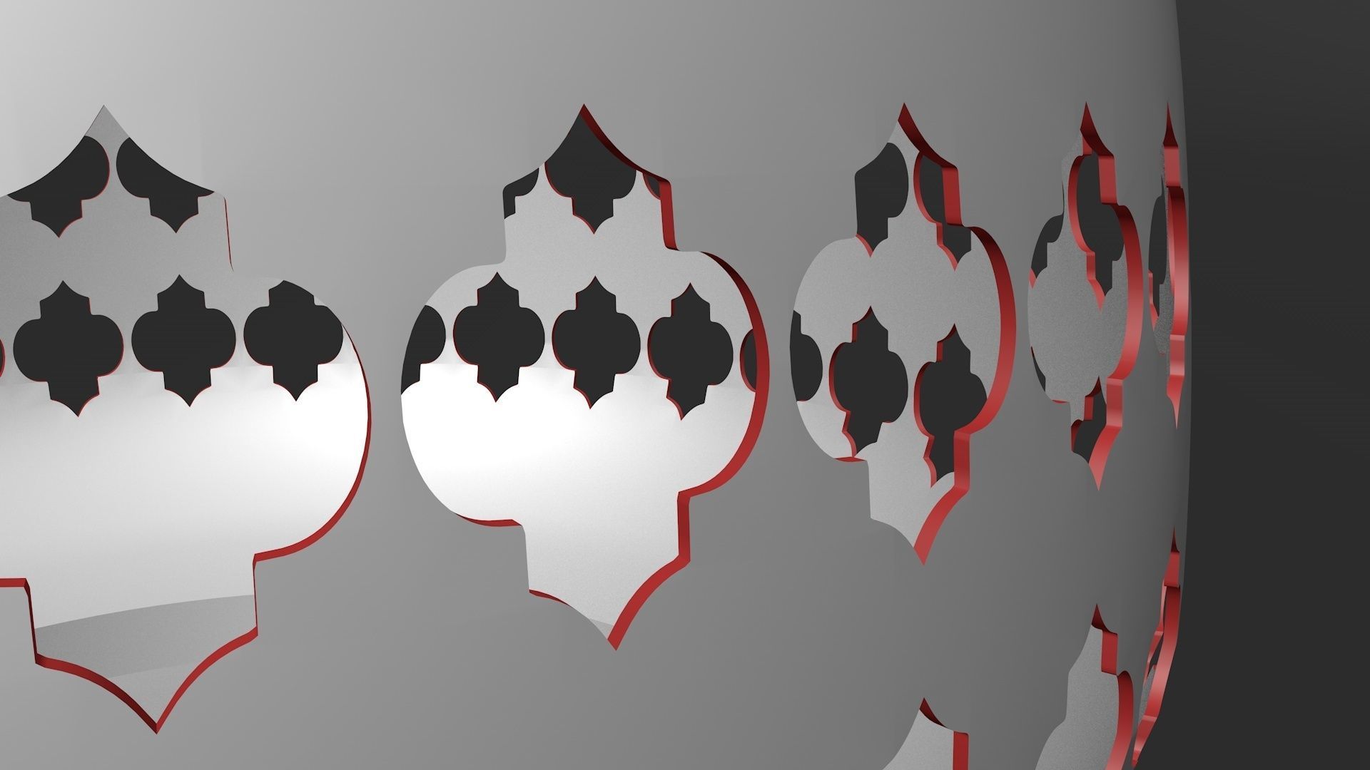 spherical bowl 3D print model_4