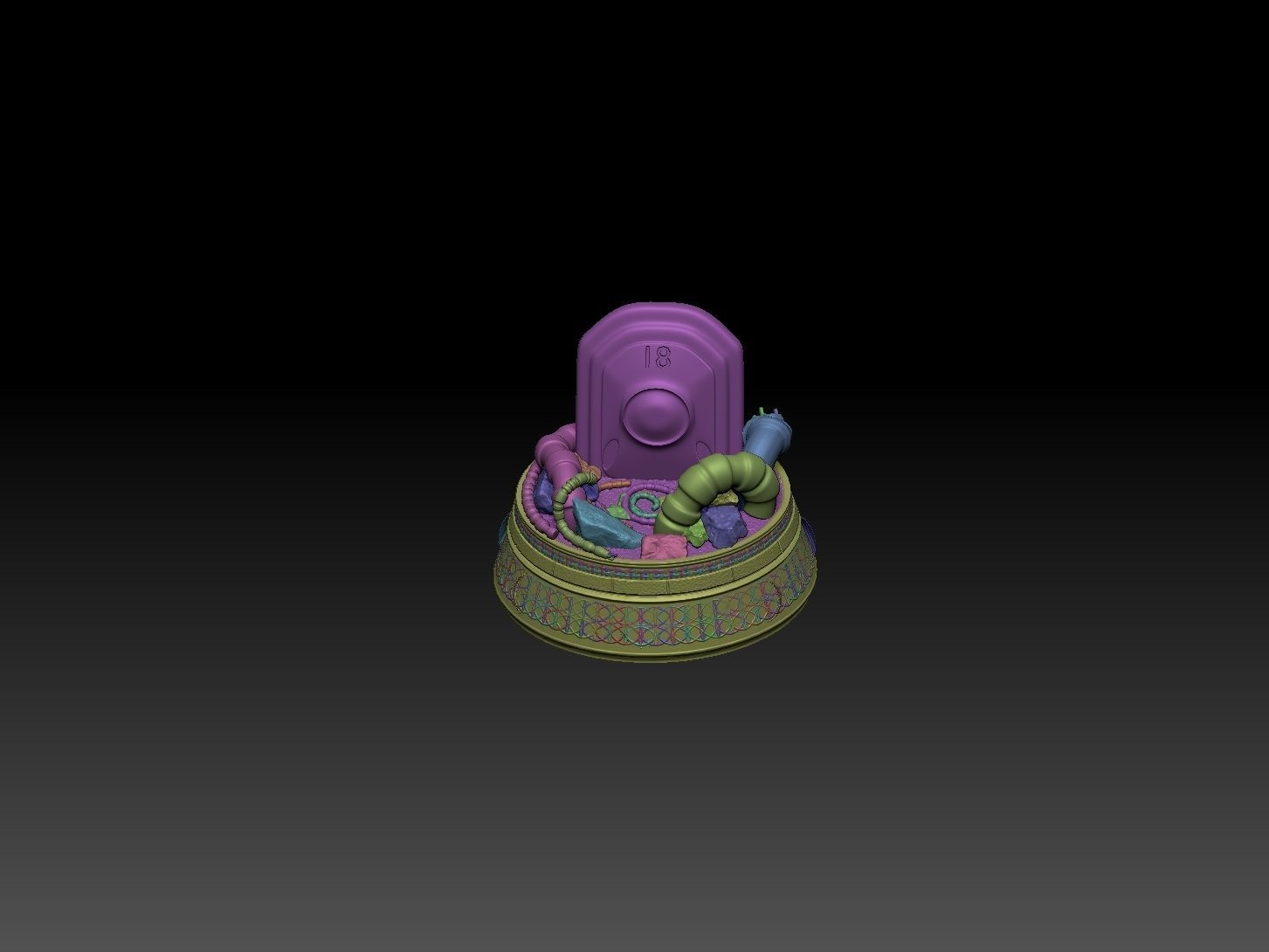 Android 18 3d print files 3D print model_1