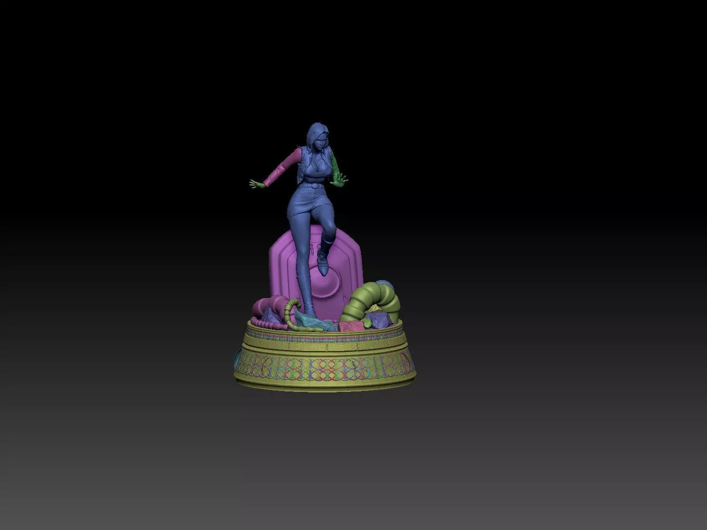 Android 18 3d print files 3D print model_0