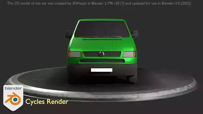 City Car 42 Commercial Transporter Type-C Green 