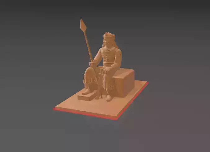 Maharana Pratap 3D Model 3D print model