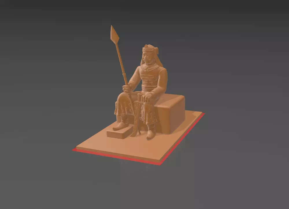 Maharana Pratap 3D Model 3D print model_0