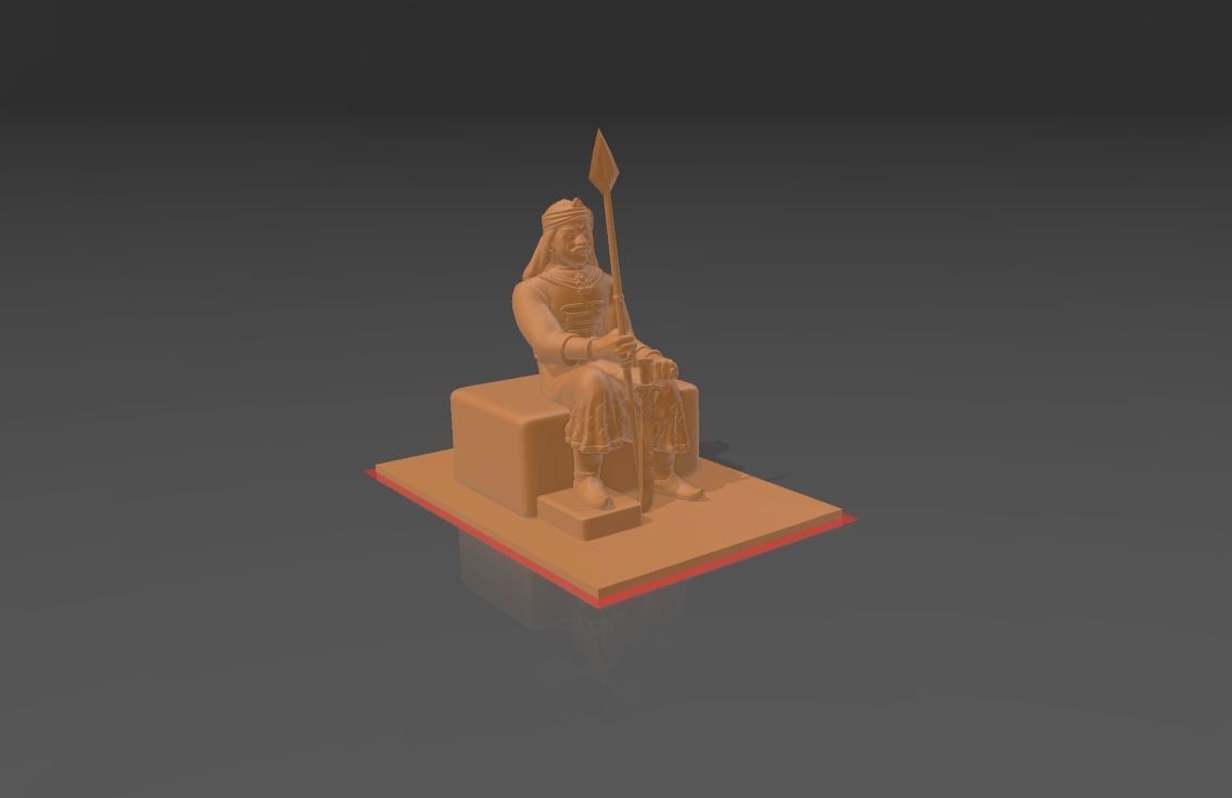 Maharana Pratap 3D Model 3D print model_1