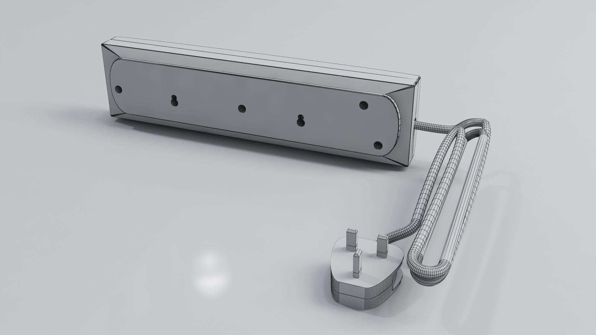 Multi Plug 3D model_5