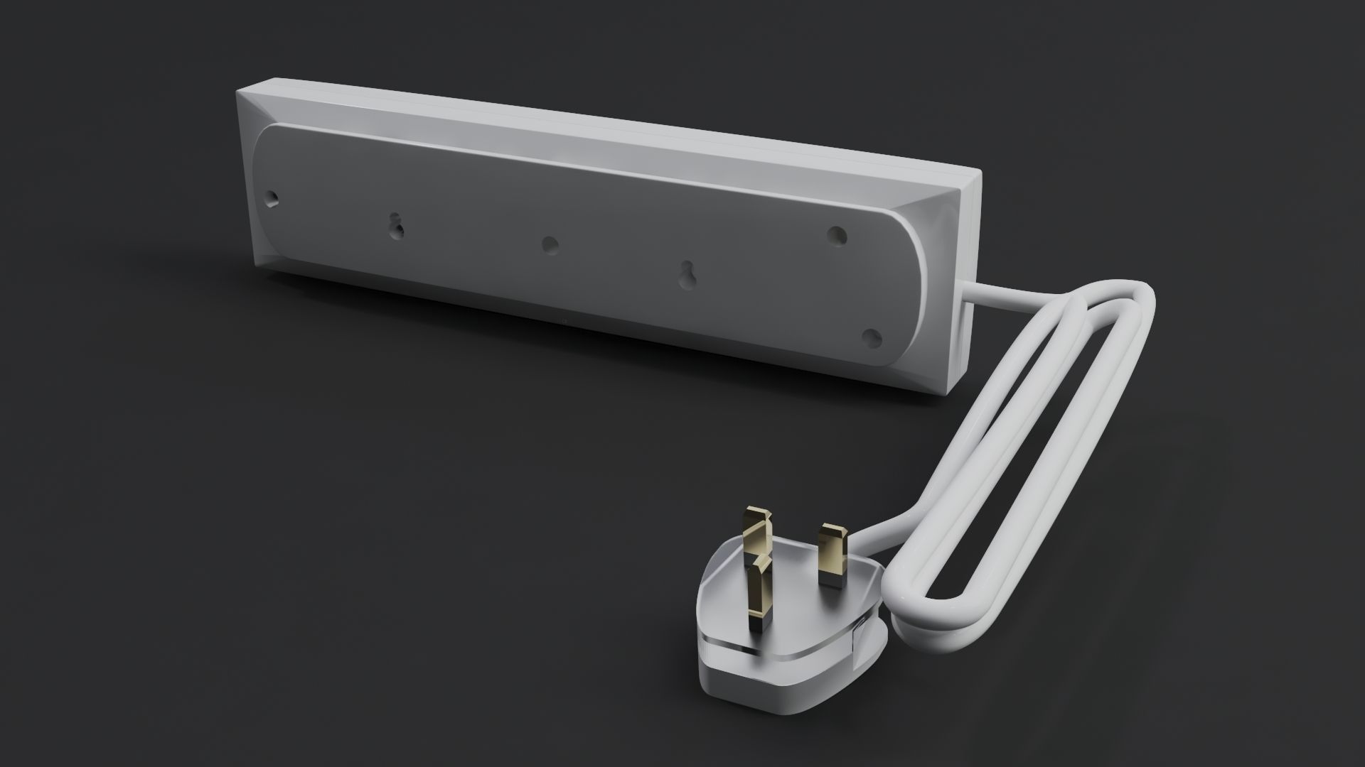 Multi Plug 3D model_3