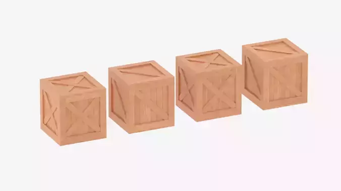 Wooden Crate Box Collection