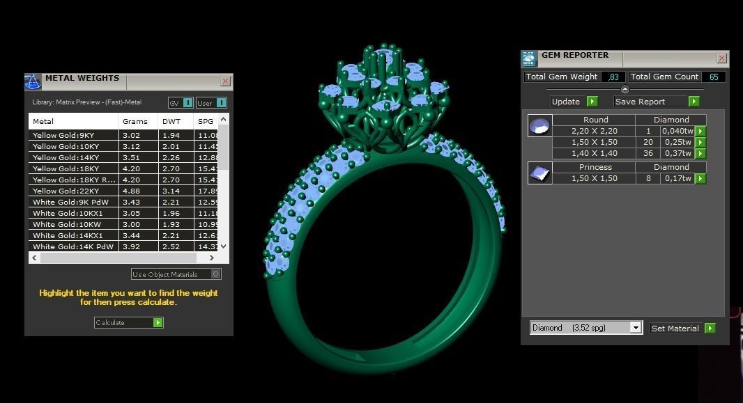 Ring 3D model 0052 print model12 3D print model_8