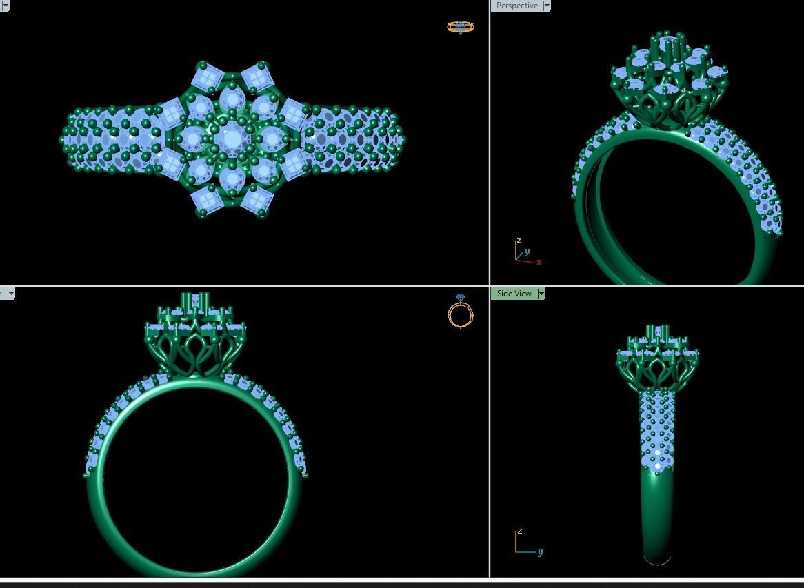 Ring 3D model 0052 print model12 3D print model_11