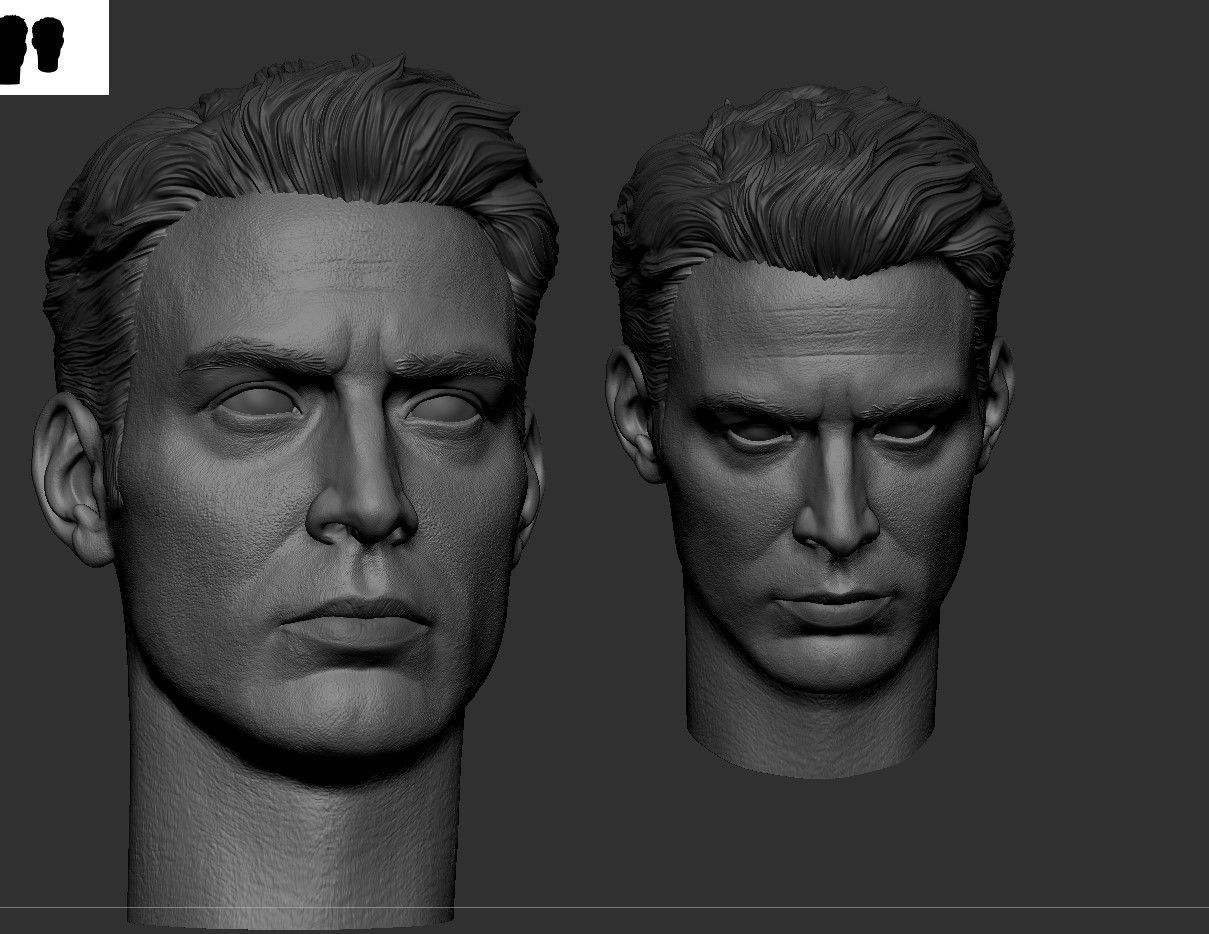 Captain America- Chris Evans Head 3D print model_5