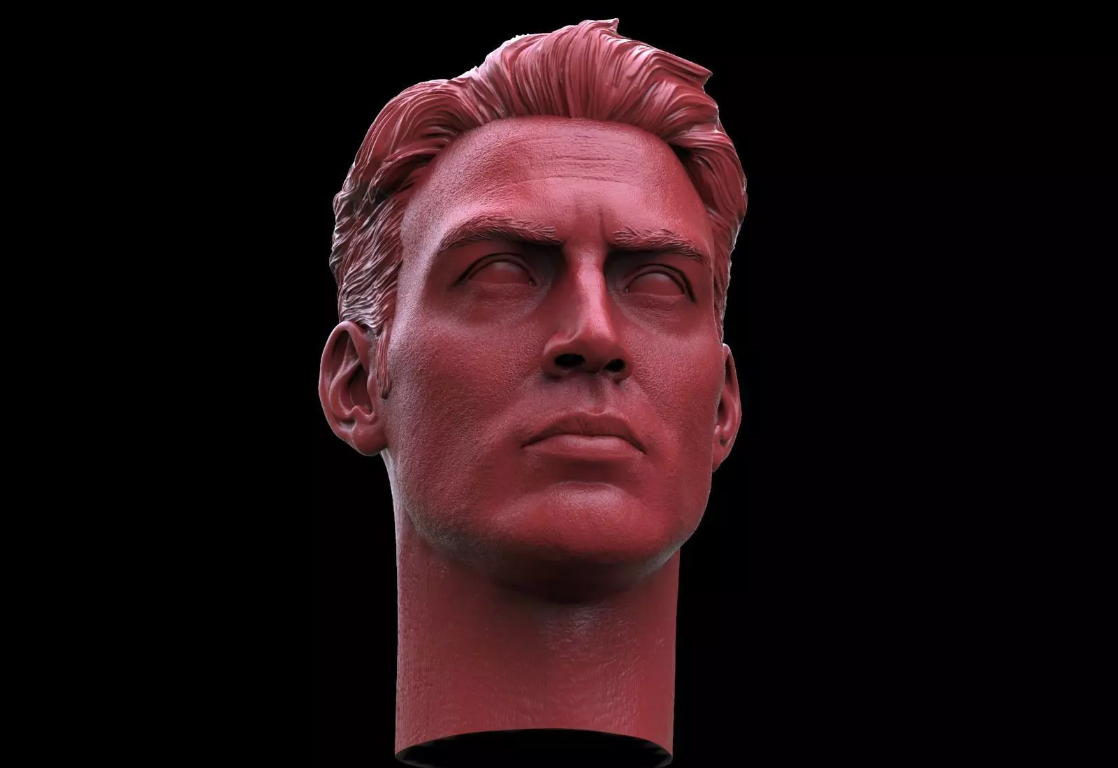 Captain America- Chris Evans Head 3D print model_0