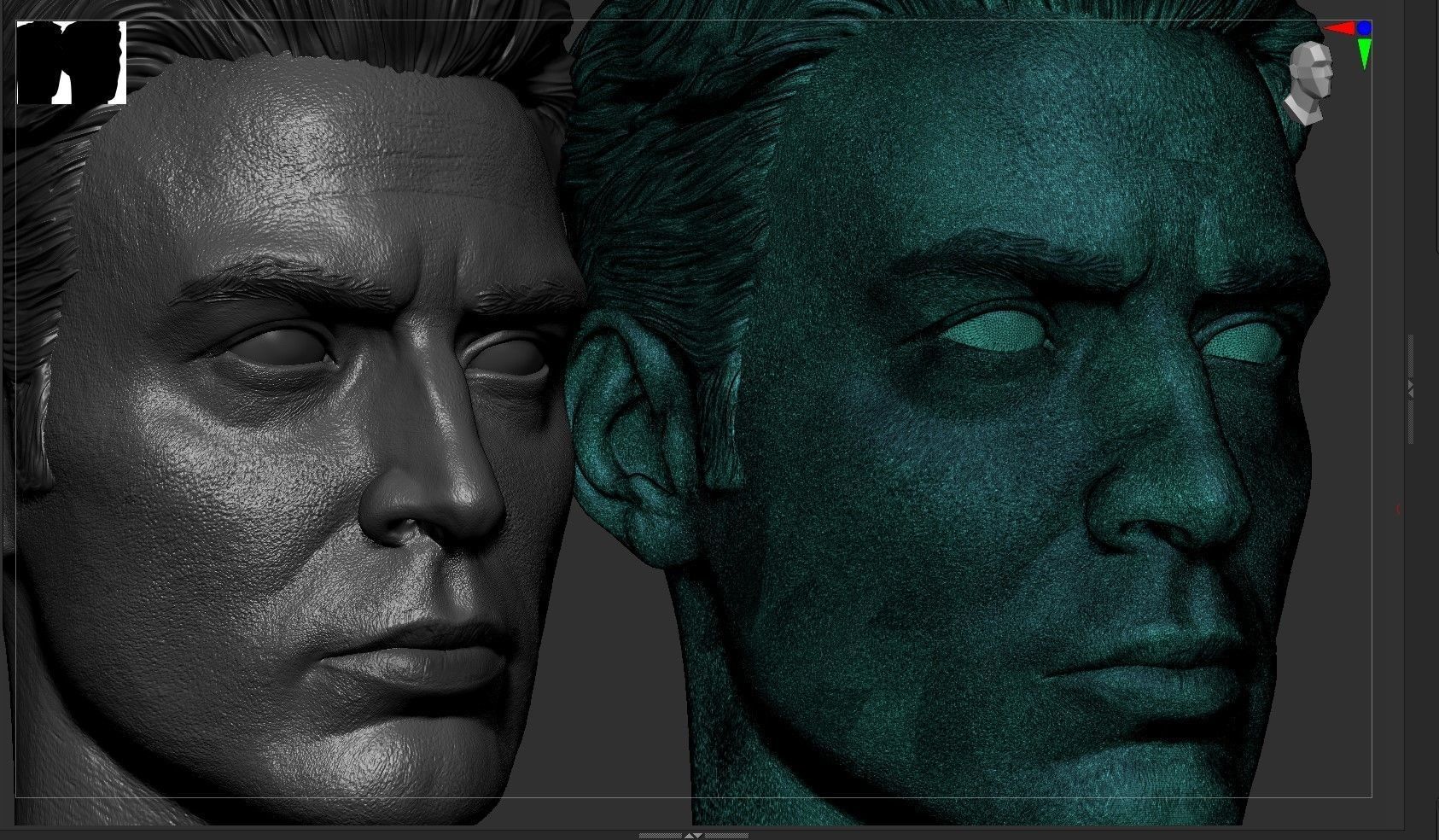 Captain America- Chris Evans Head 3D print model_9