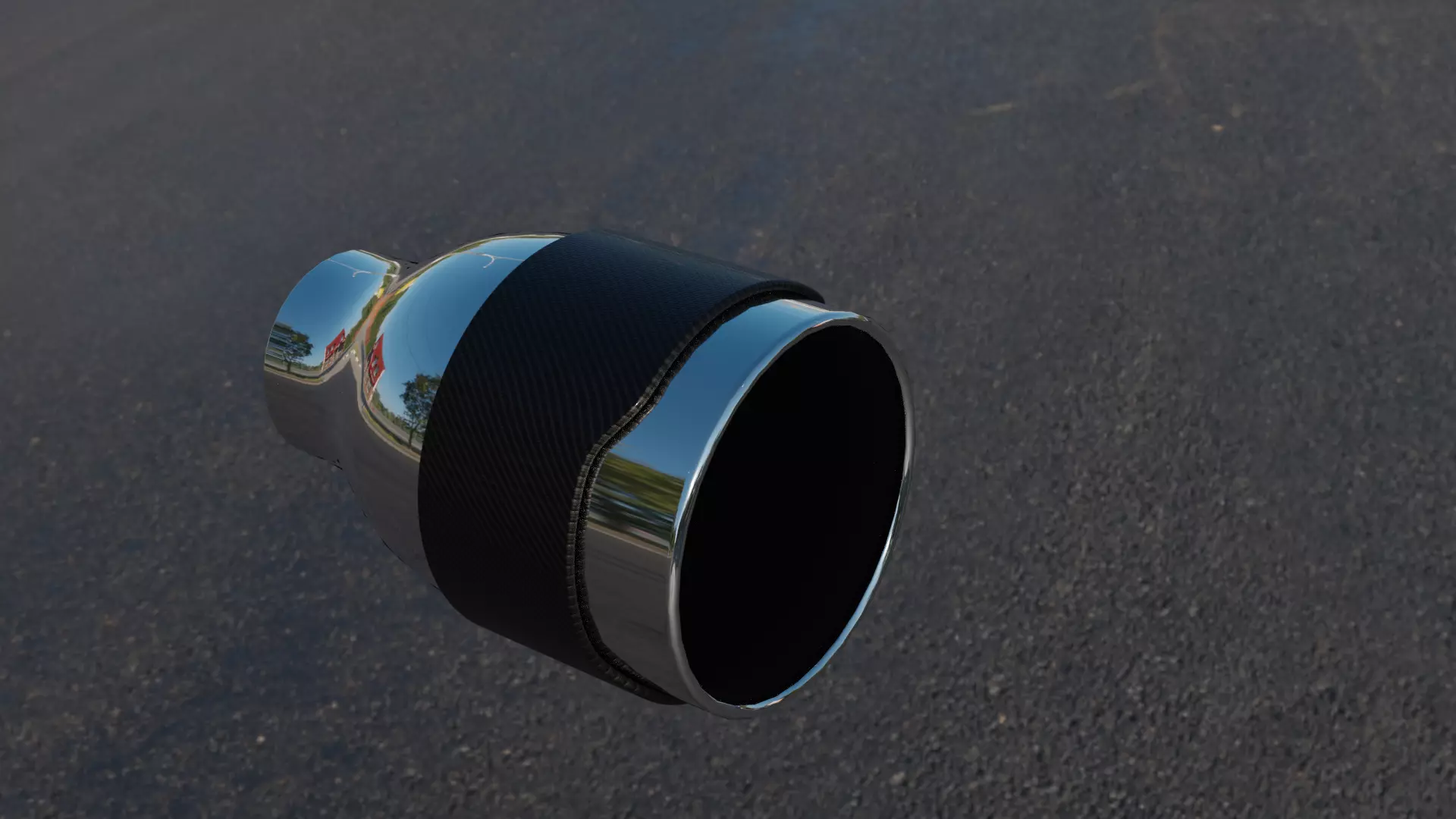 Blitz tail pipe Free 3D model_0