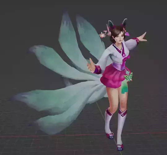 AHRI SLT 3D PRINTING LEAGUE OF LEGENDS LOL 3D print model