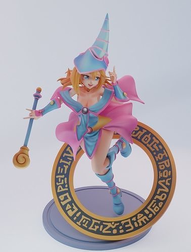 dark magician girl 3D print model