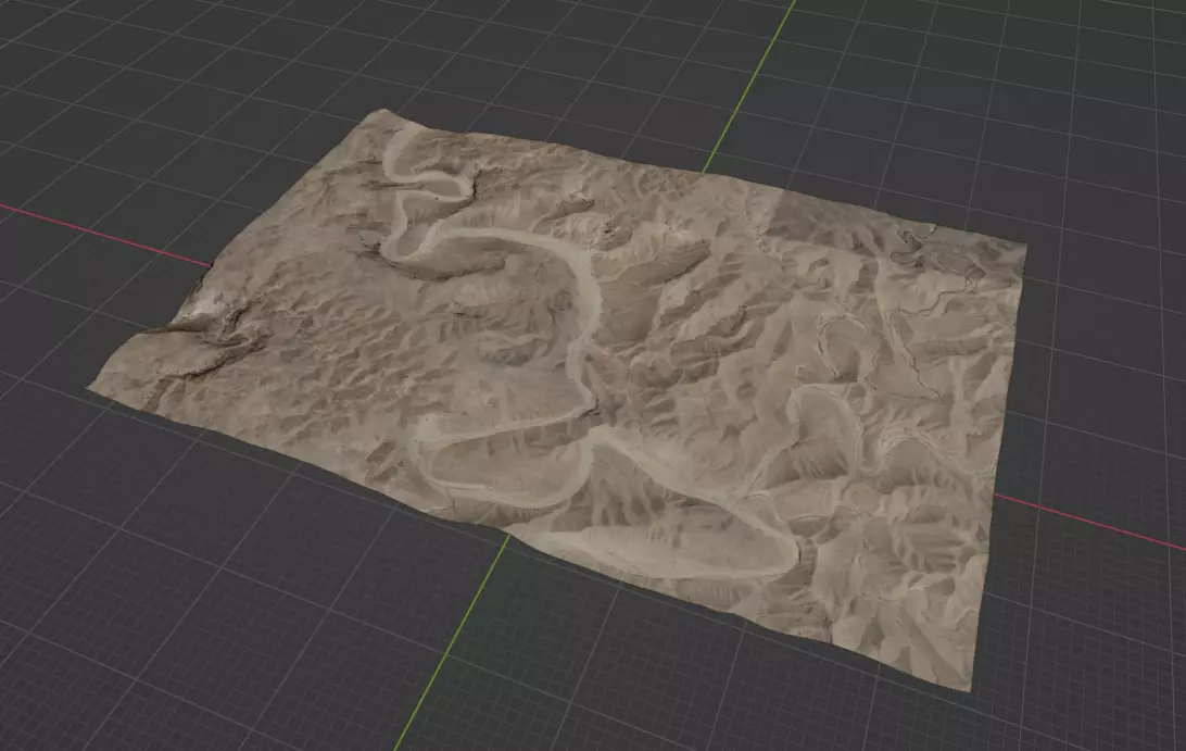 Dessert  Racing Track Free low-poly 3D model_0