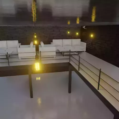 Warehouse loft 3D model