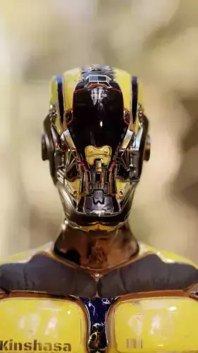 Droid Helmet 3D model