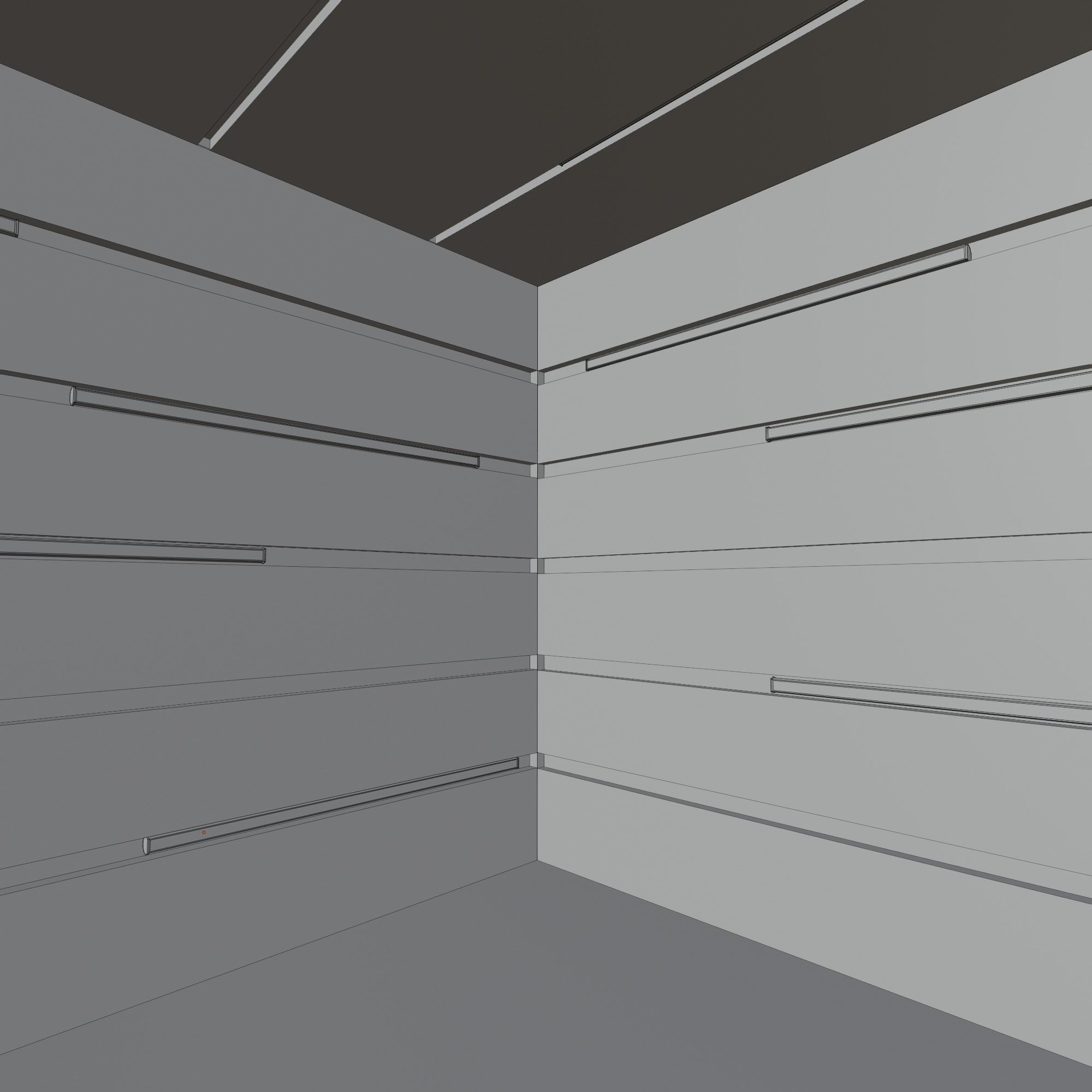 Car studio interior 3D model_6