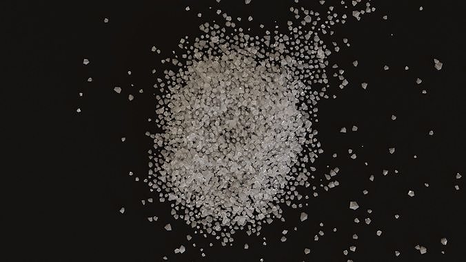 Scatter of salt Model-2 3D model