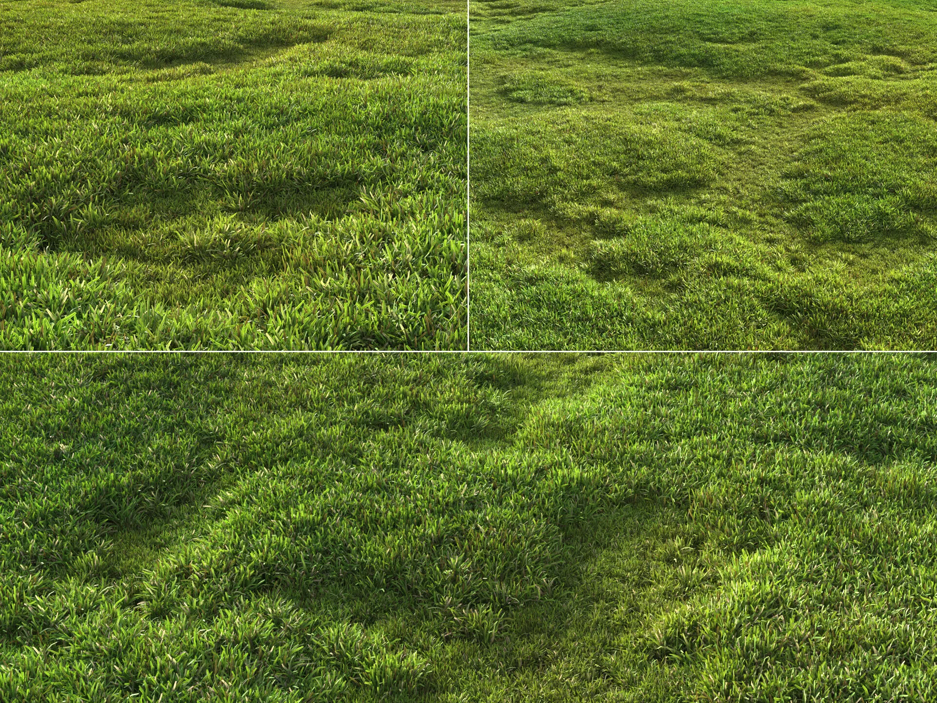 Tileable grass 3D model